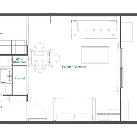 In Blue à La Favière - Classé 3 étoiles Appartement